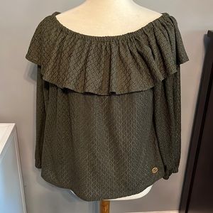 Michael Kors On/Off Shoulder Blouse